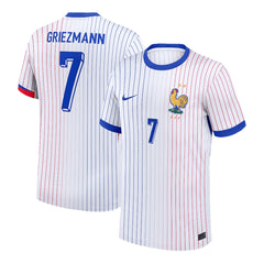 Men's France GRIEZMANN #7 Away Soccer Jersey Euro