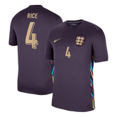 Men's England RICE #4 Away Soccer Jersey Euro