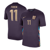 Men's England FODEN #11 Away Soccer Jersey Euro
