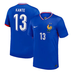 Men's France KANTE #13 Home Soccer Jersey Euro