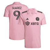 Men's Inter Miami CF SUÁREZ #9 Home Soccer Jersey