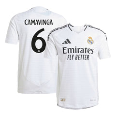 Real Madrid CAMAVINGA #6 Home Soccer Jersey - Player Version
