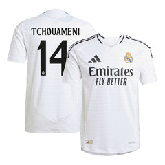 Real Madrid TCHOUAMENI #14 Home Soccer Jersey - Player Version