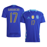 Men's Argentina GARNACHO #17 Away Soccer Jersey