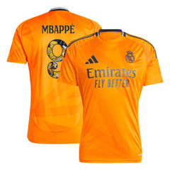 Men's Real Madrid MBAPPÉ #9 Away Soccer Jersey - Bear Champ Font