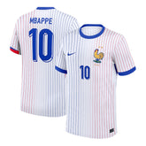 Men's France MBAPPE #10 Away Soccer Jersey Euro