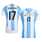 Men's Argentina GARNACHO #17 Home Soccer Jersey