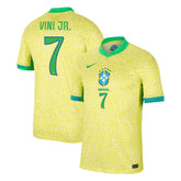 Men's Brazil VINI JR. #7 Home Soccer Jersey Copa América