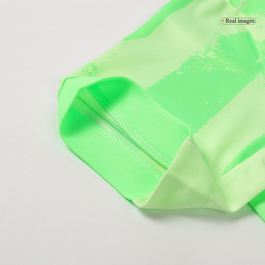 Men's Barcelona F.DE JONG #21 Third Away Soccer Jersey 2024/25 - UCL（Spotify Logo Without Text）