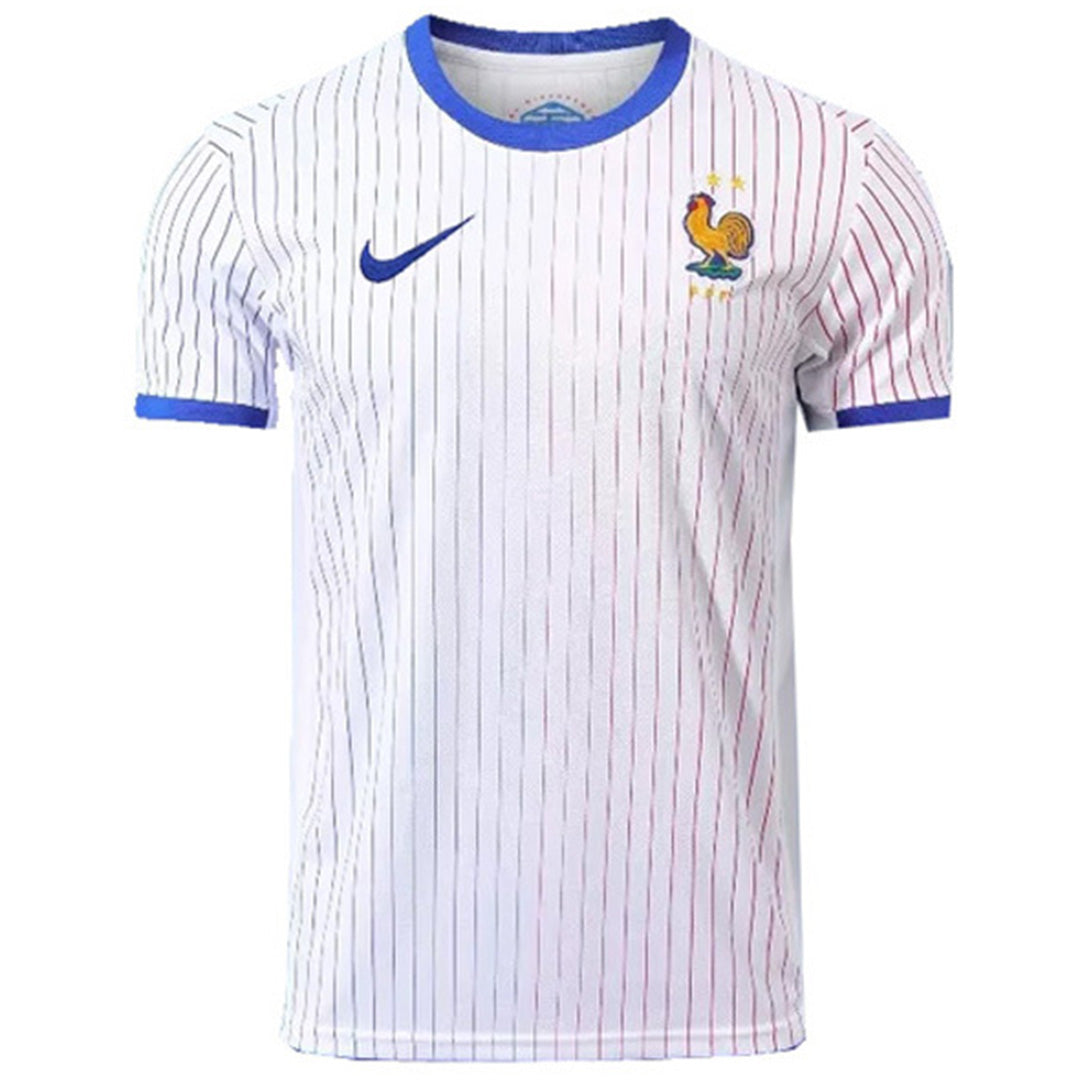 Men's France Away Soccer Jersey Euro 2024