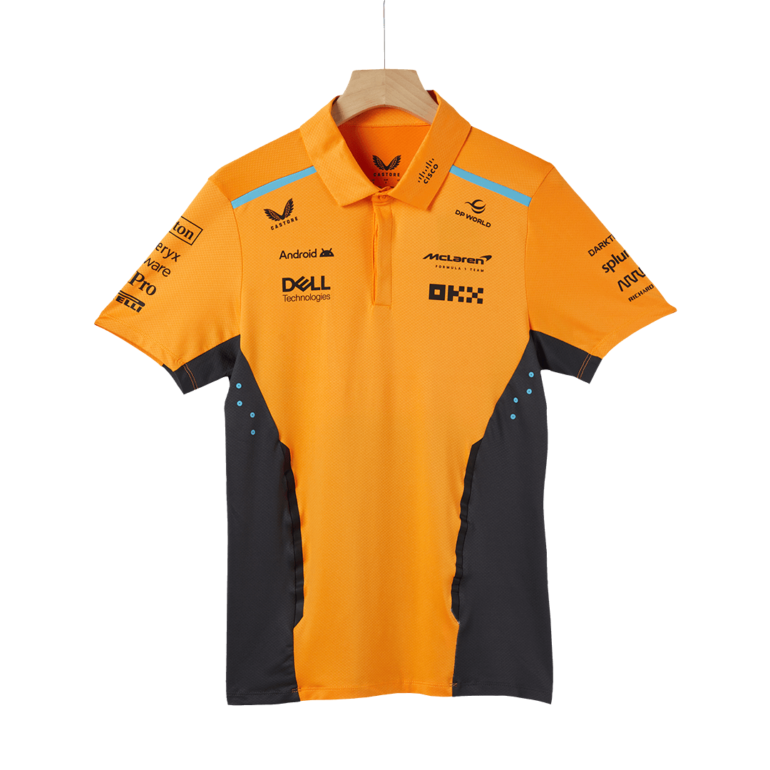 McLaren F1 Orange Team Polo Shirt 2024