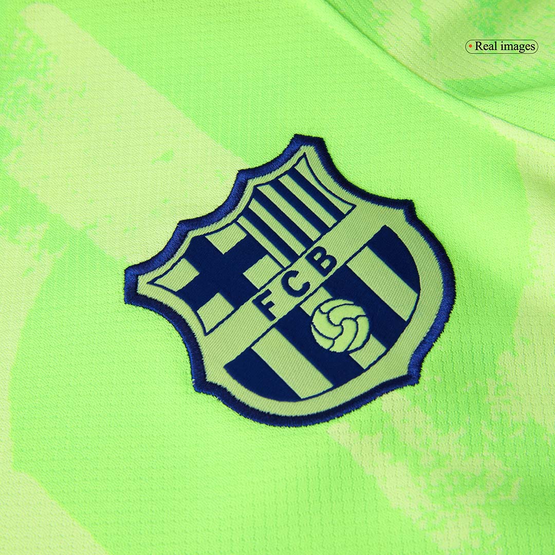 Men's Barcelona Third Away Soccer Jersey 2024/25 - (Spotify Logo Without Text)