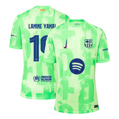 Men's Barcelona LAMINE YAMAL #19 Third Away Soccer Jersey 2024/25