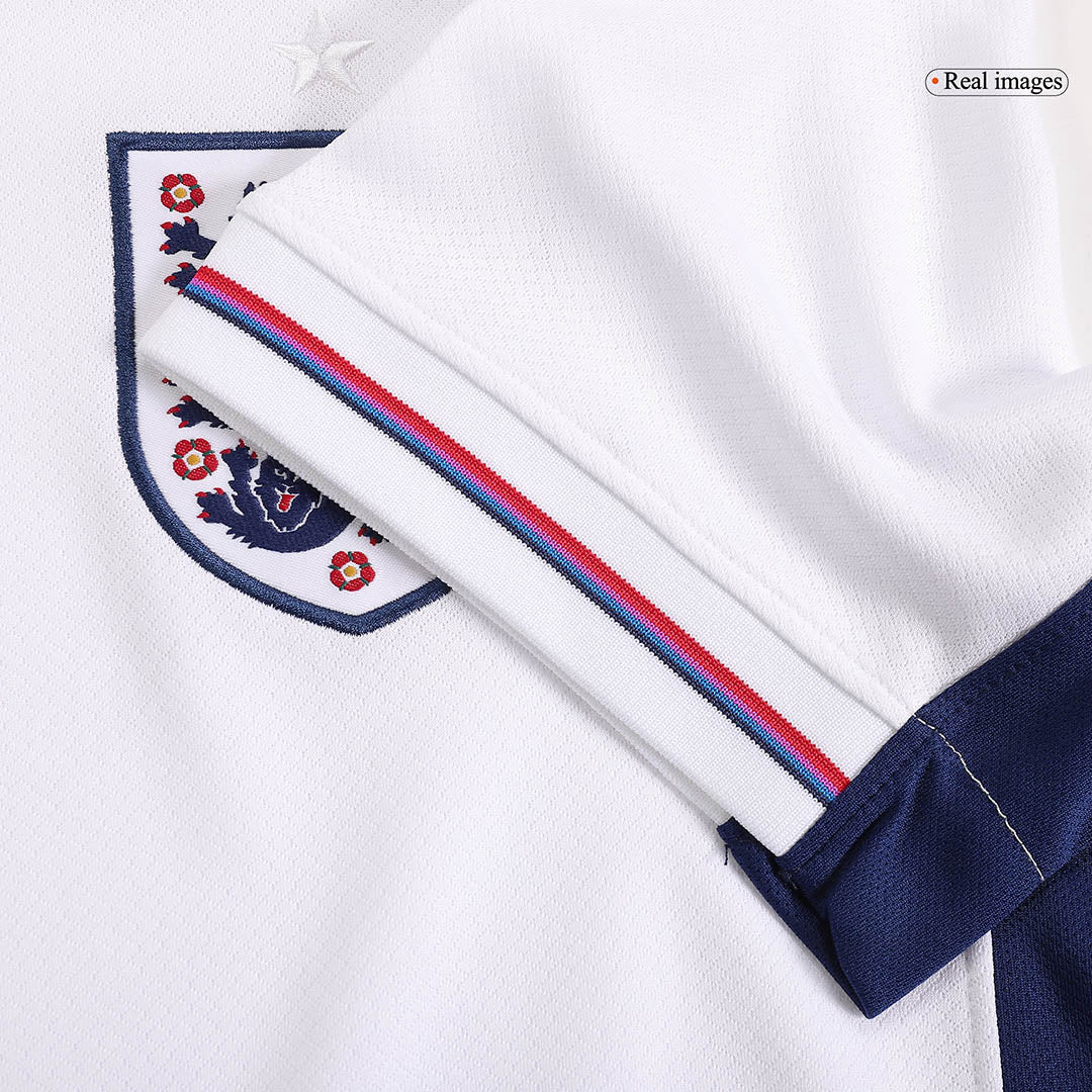 Men's England RICE #4 Home Soccer Jersey Euro 2024