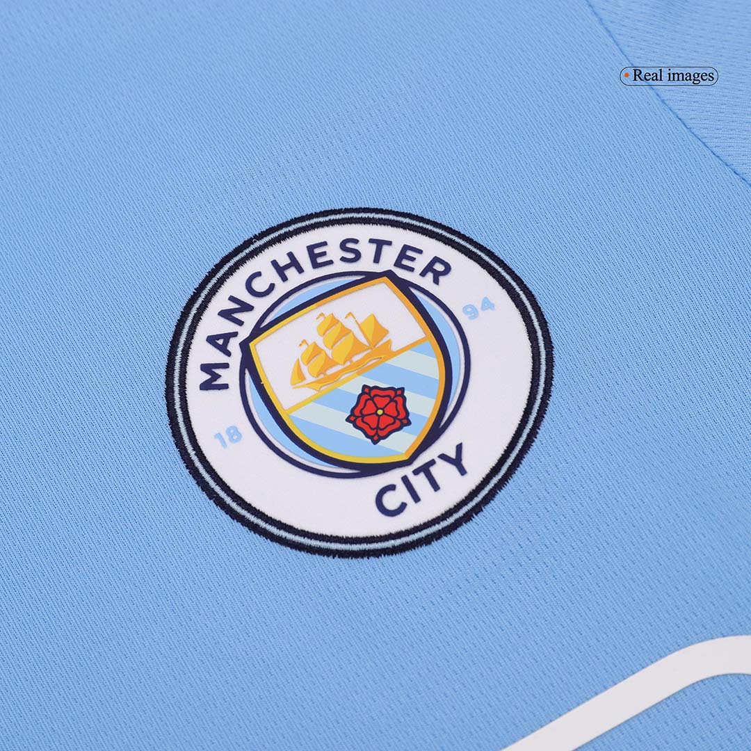 Men's Manchester City KHUSANOV #45 Home Soccer Jersey 2024/25