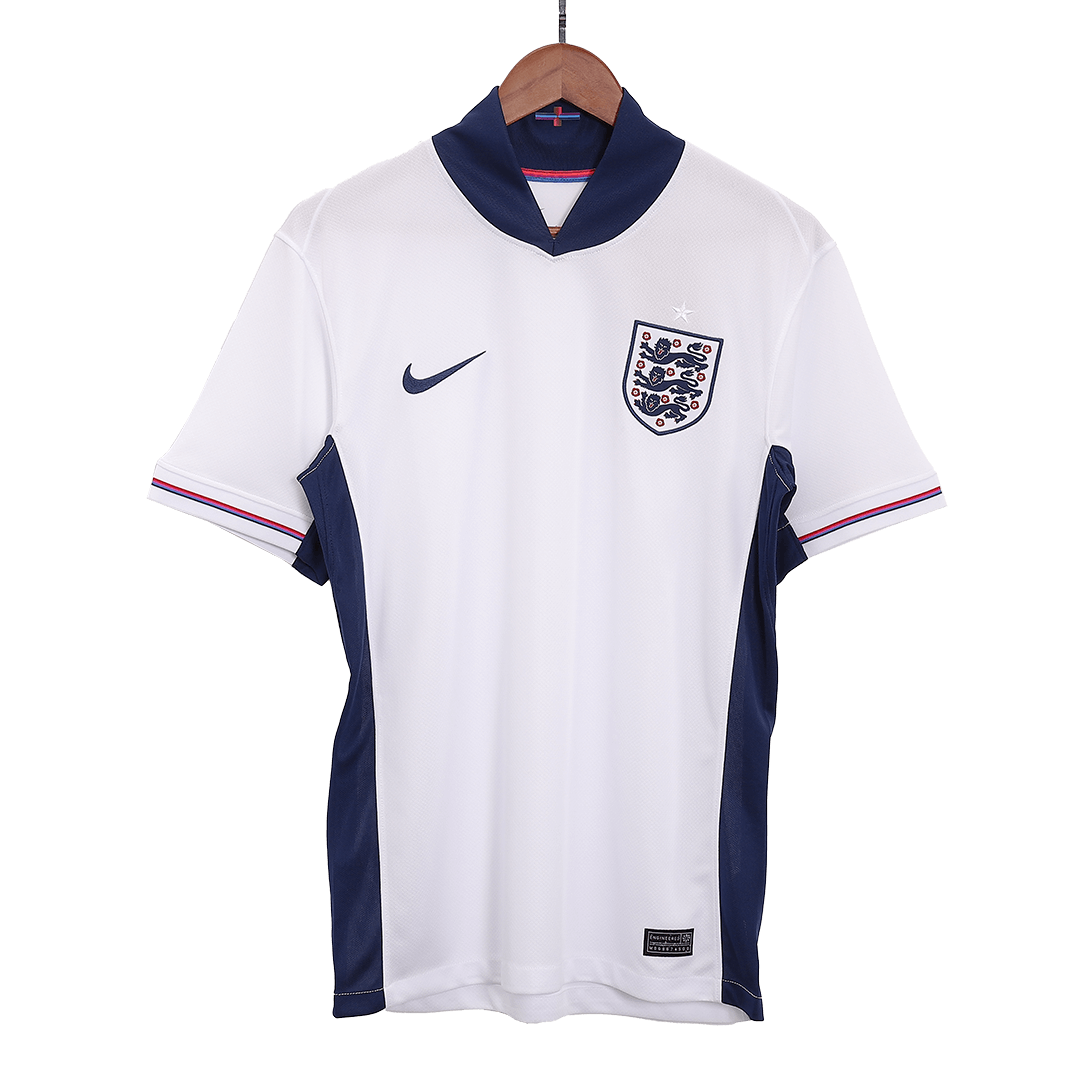 Men's England RICE #4 Home Soccer Jersey Euro 2024