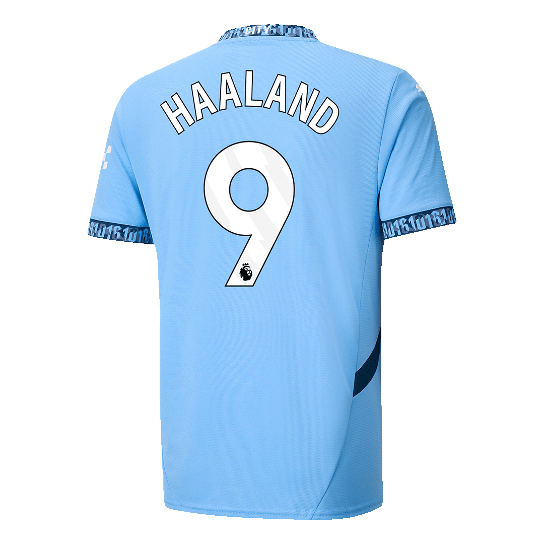 Men's Manchester City HAALAND #9 Home Soccer Jersey 2024/25