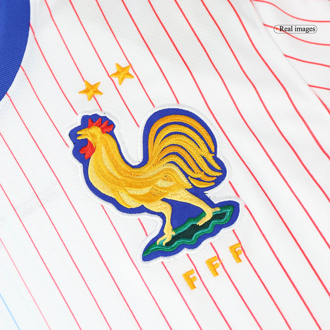 Men's France MBAPPE #10 Away Soccer Jersey Euro 2024