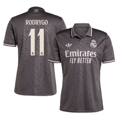 Men's Real Madrid RODRYGO #11 Third Away Soccer Jersey 2024/25