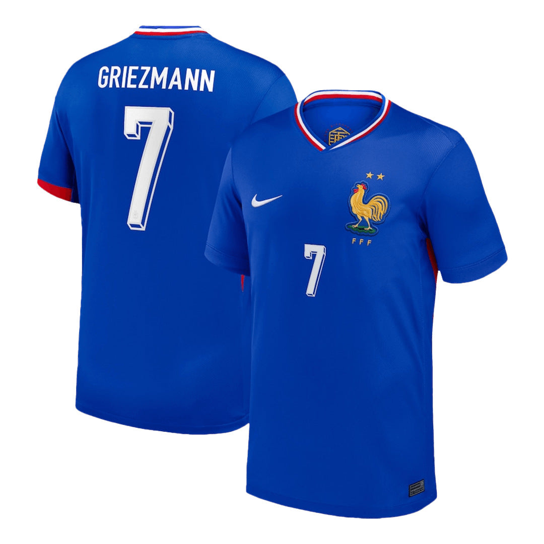 Men's France GRIEZMANN #7 Home Soccer Jersey Euro 2024