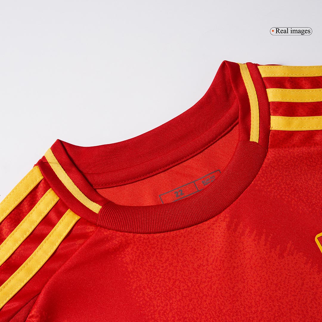 Kid's Spain Home Jerseys Kit(Jersey+Shorts) Euro 2024