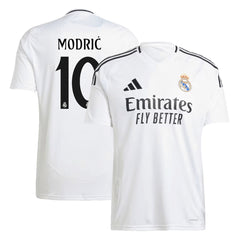 Men's Real Madrid MODRIĆ #10 Home Soccer Jersey 2024/25