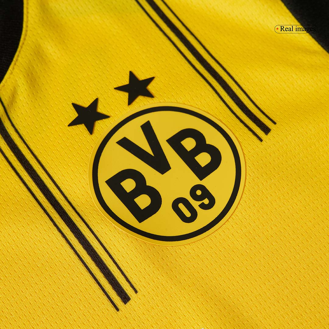 Kid's Borussia Dortmund Home Jerseys Kit(Jersey+Shorts) 2024/25