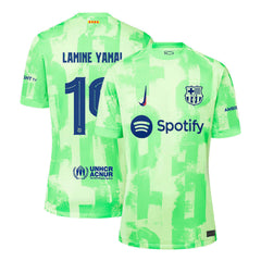Men's Barcelona LAMINE YAMAL #19 Third Away Soccer Jersey 2024/25 UCL