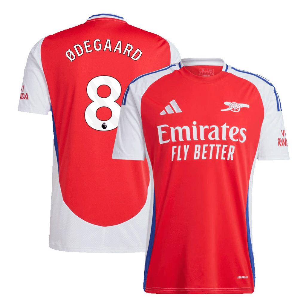 Men's Arsenal ØDEGAARD #8 Home Soccer Jersey 2024/25 - Clearance
