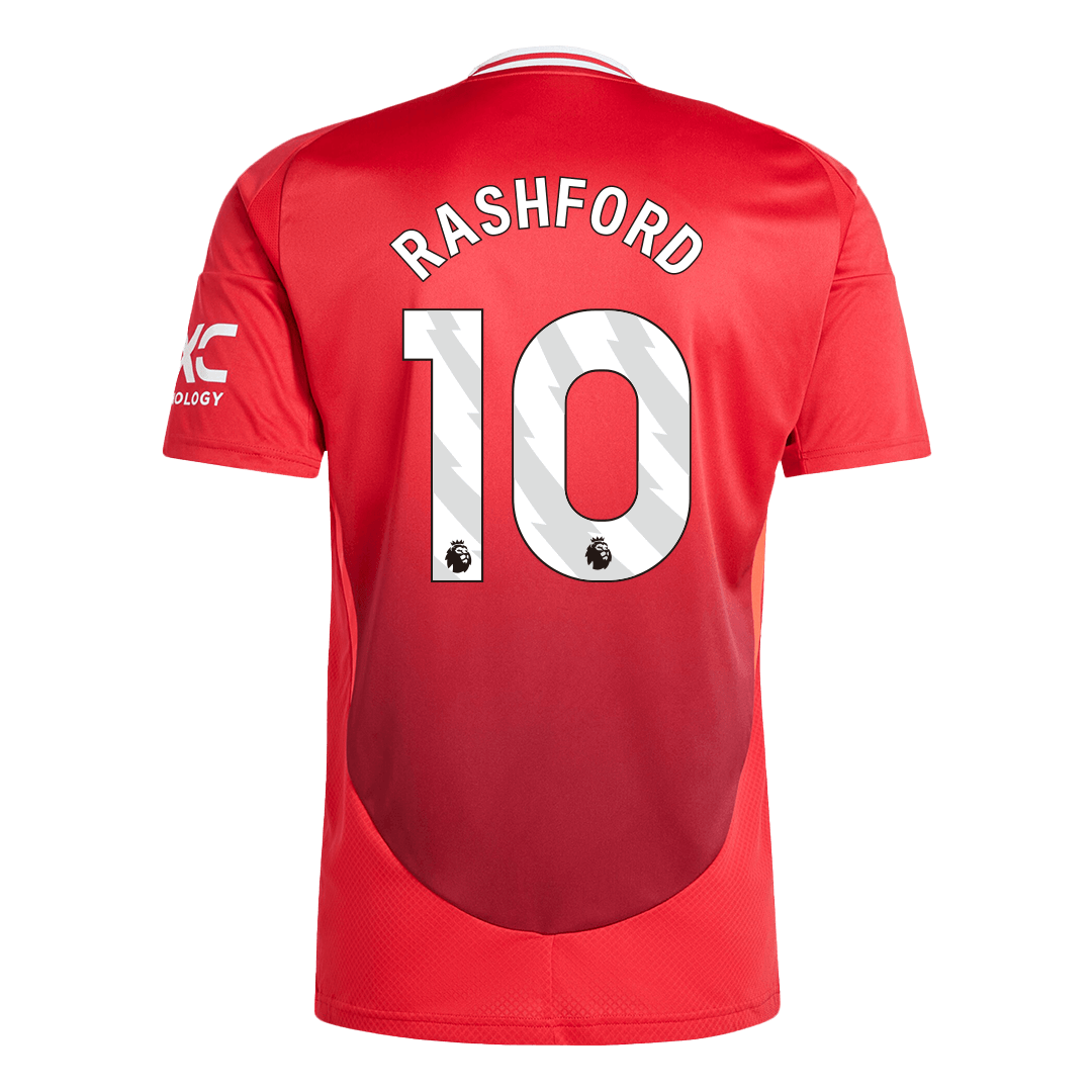 Men's Manchester United RASHFORD #10 Home Soccer Jersey 2024/25