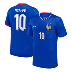 Men's France MBAPPE #10 Home Soccer Jersey Euro 2024