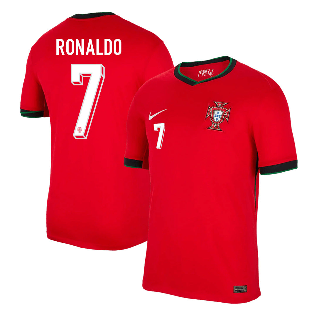 Men's Portugal RONALDO #7 Home Soccer Jersey Euro 2024