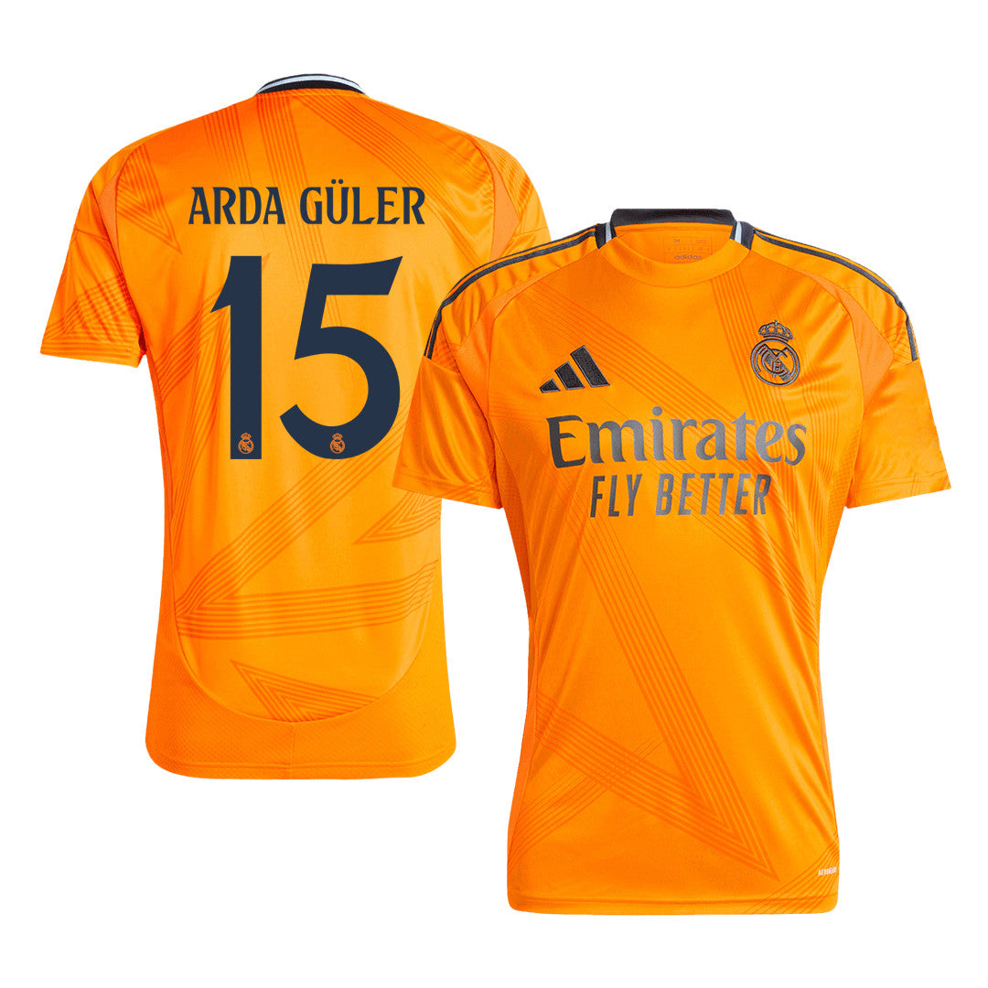 Men's Real Madrid ARDA GÜLER #15 Away Soccer Jersey 2024/25