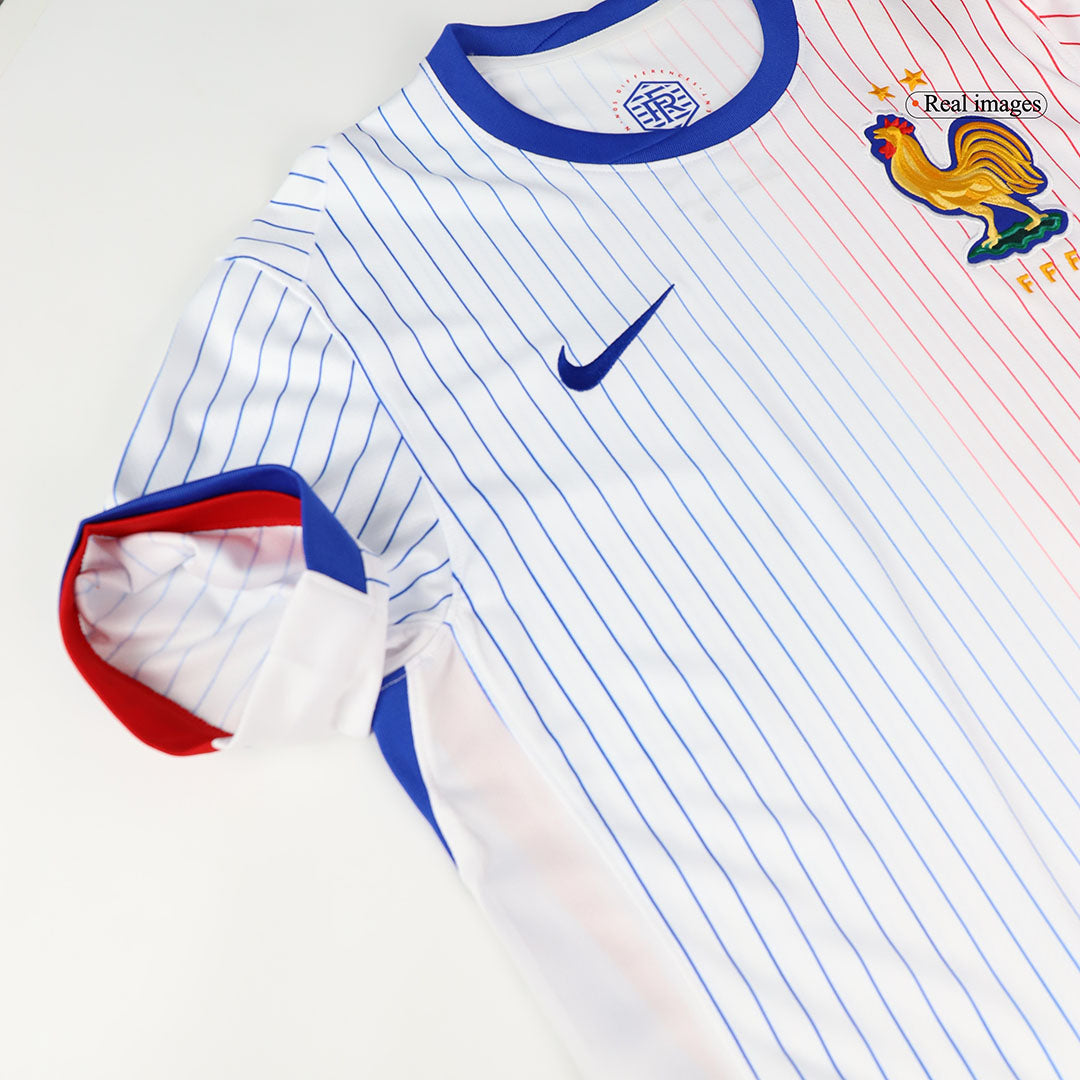 Men's France MBAPPE #10 Away Soccer Jersey Euro 2024