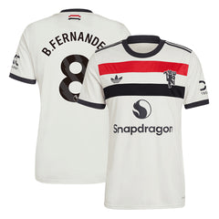 Men's Manchester United B.FERNANDES #8 Third Away Soccer Jersey 2024/25