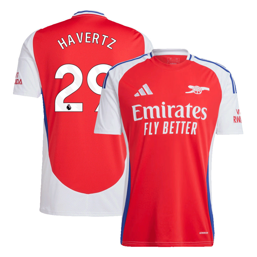 Men's Arsenal HAVERTZ #29 Home Soccer Jersey 2024/25