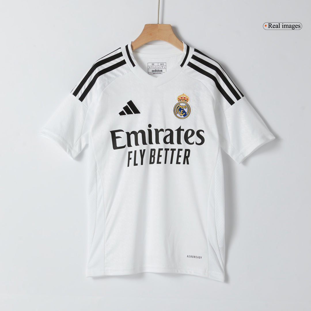 Kid's Real Madrid Home Jerseys Kit(Jersey+Shorts) 2024/25