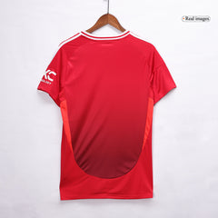 Men's Manchester United B.FERNANDES #8 Home Soccer Jersey 2024/25