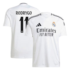 Men's Real Madrid RODRYGO #11 Home Soccer Jersey 2024/25