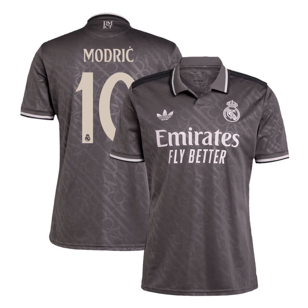 Men's Real Madrid MODRIĆ #10 Third Away Soccer Jersey 2024/25