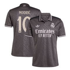 Men's Real Madrid MODRIĆ #10 Third Away Soccer Jersey 2024/25