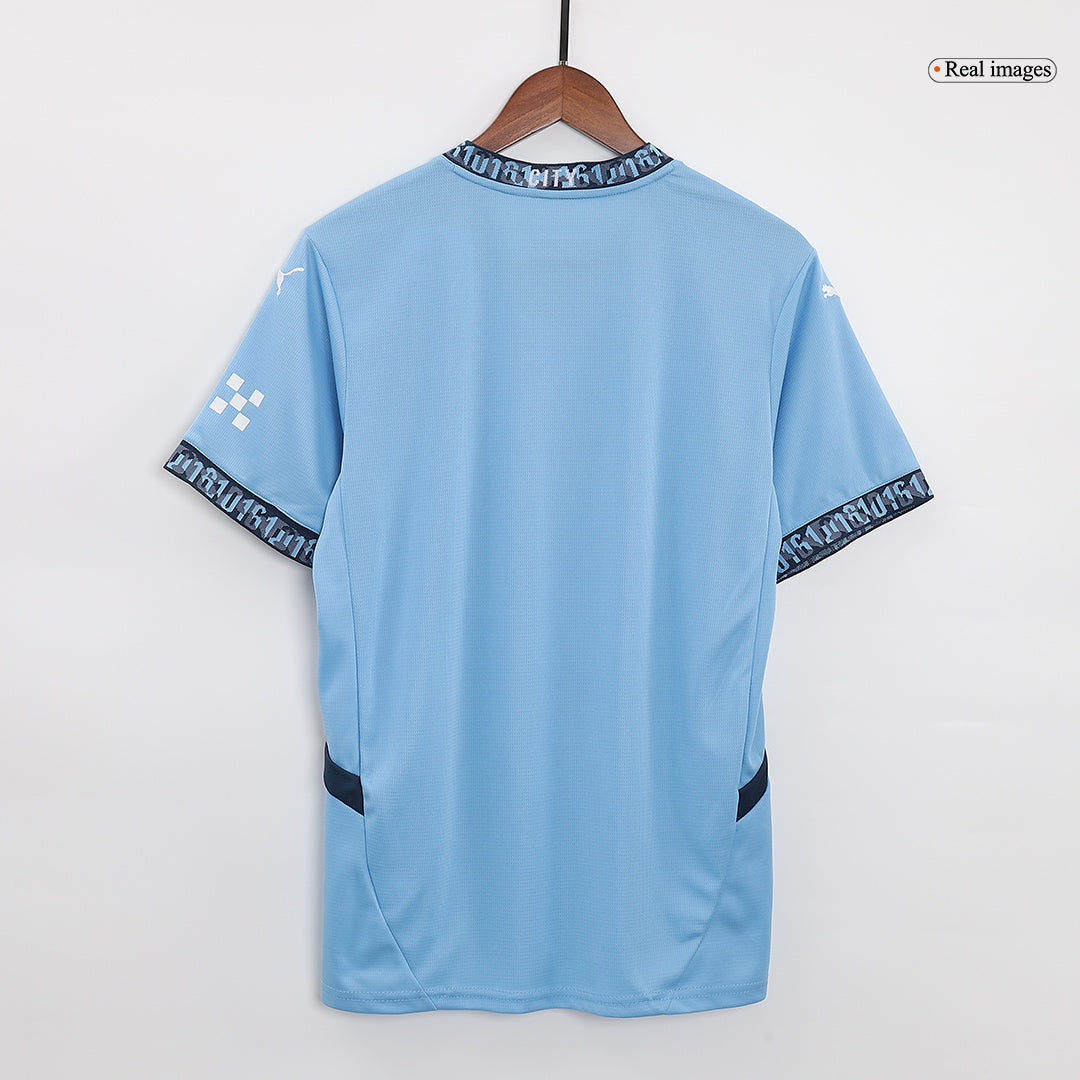 Men's Manchester City HAALAND #9 Home Soccer Jersey 2024/25 UCL