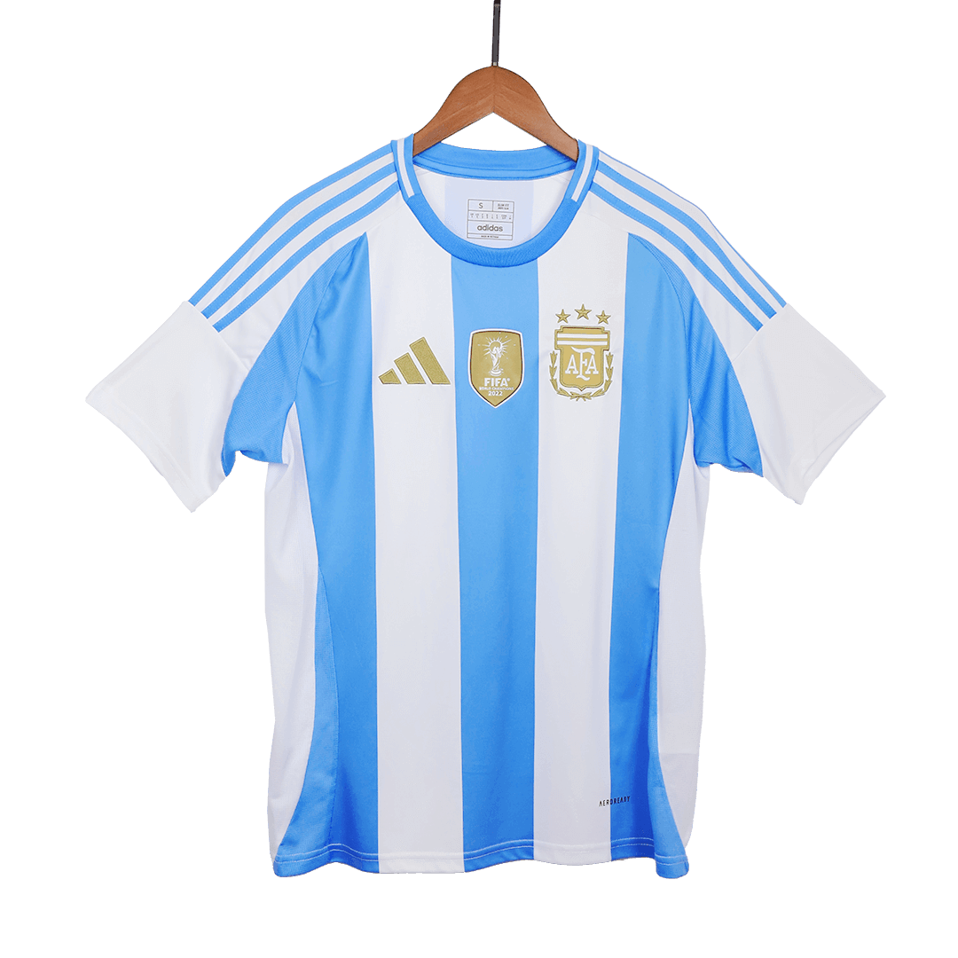 Men's Argentina L.MARTÍNEZ #22 Home Soccer Jersey 2024