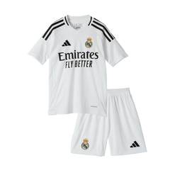 Kid's Real Madrid Home Jerseys Kit(Jersey+Shorts) 2024/25