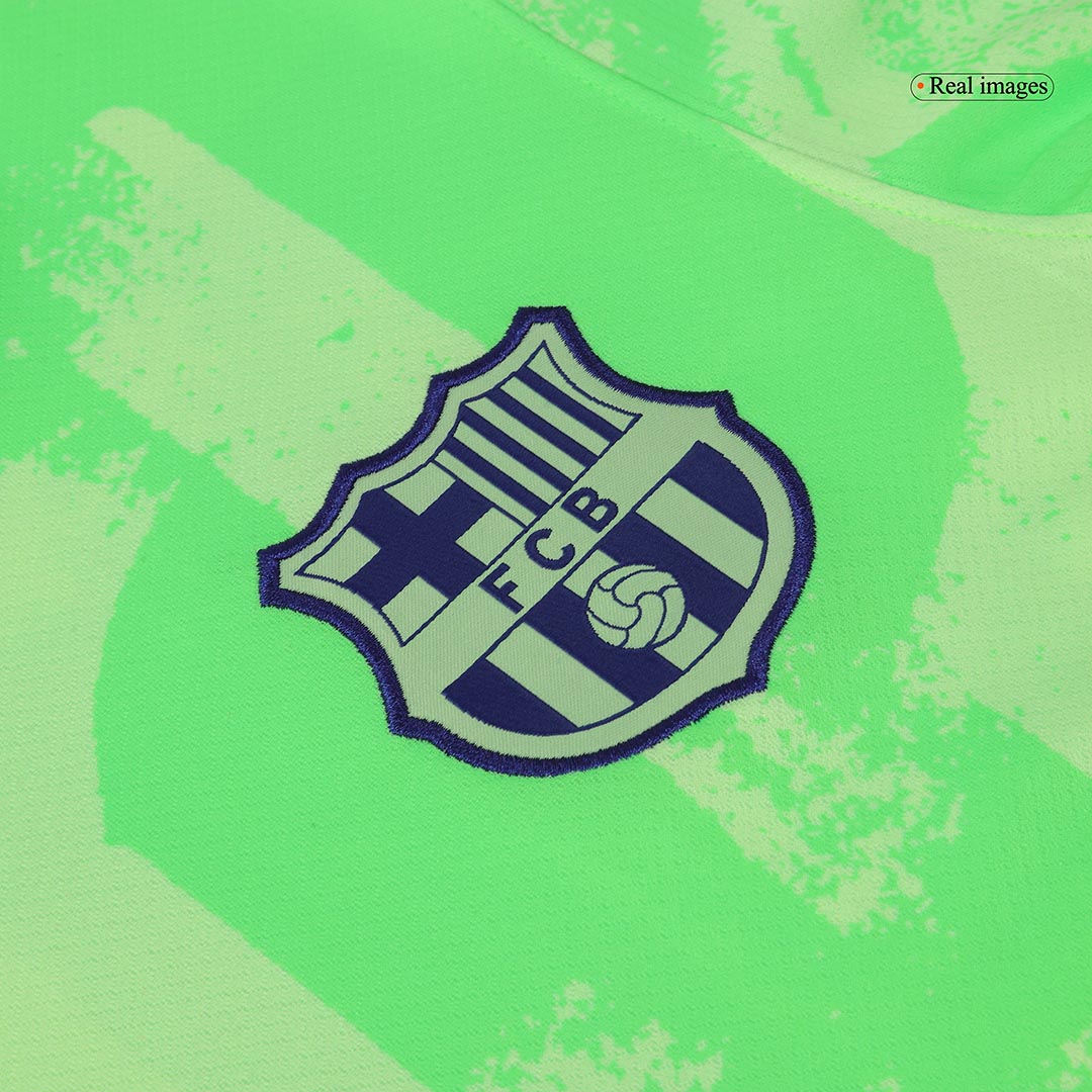 Men's Barcelona F.DE JONG #21 Third Away Soccer Jersey 2024/25 - UCL（Spotify Logo Without Text）