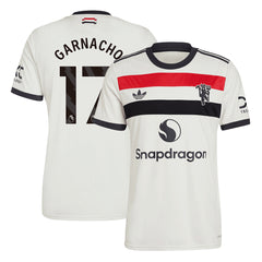 Men's Manchester United GARNACHO #17 Third Away Soccer Jersey 2024/25