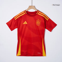 Kid's Spain Home Jerseys Kit(Jersey+Shorts) Euro 2024