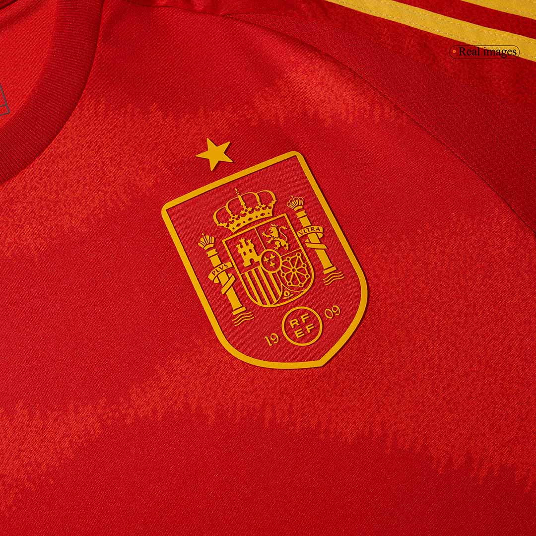 Men's Spain Home Soccer Jersey Euro 2024