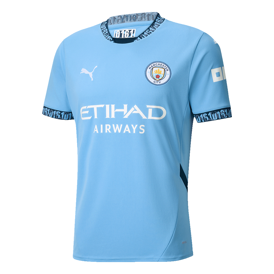 Men's Manchester City HAALAND #9 Home Soccer Jersey 2024/25