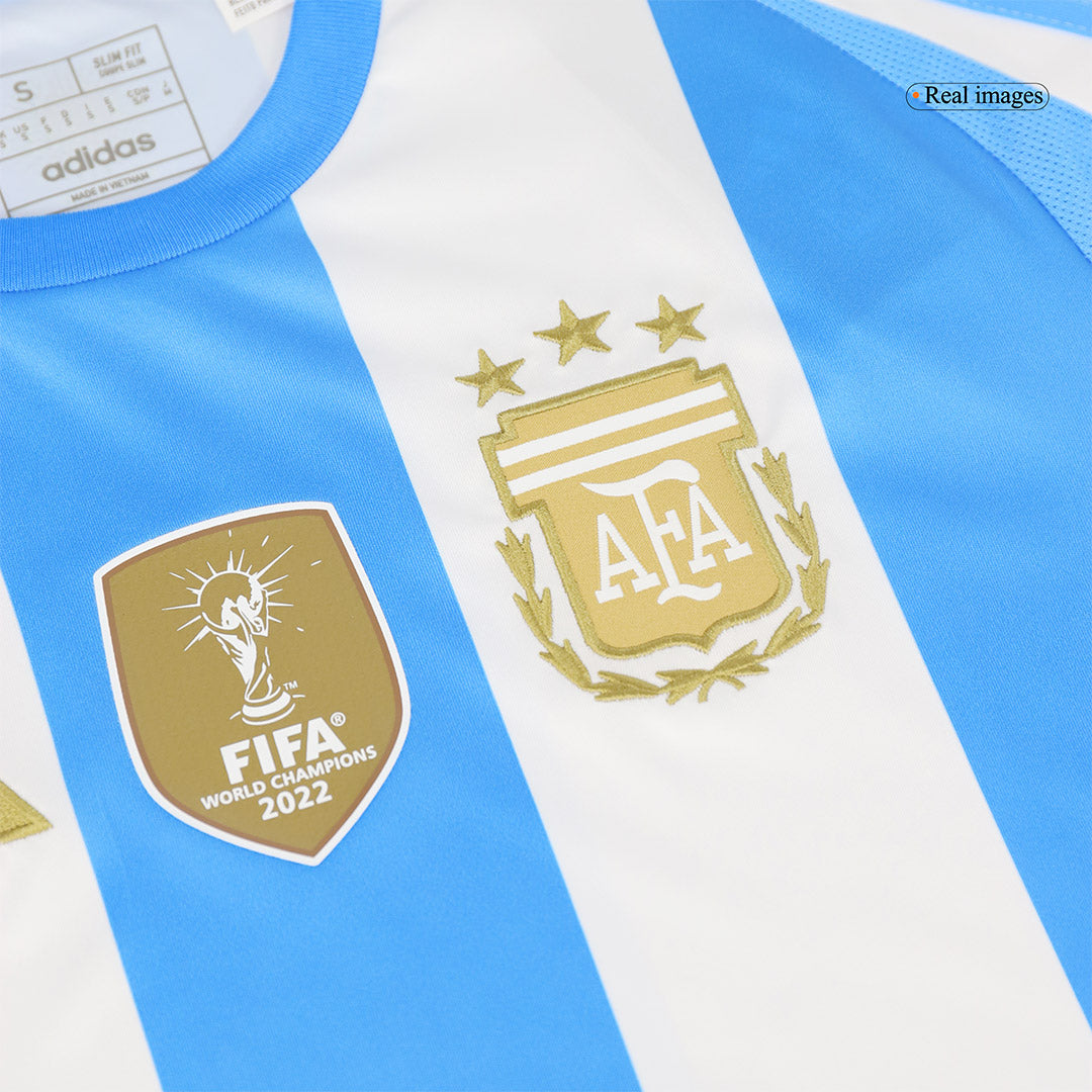 Men's Argentina L.MARTÍNEZ #22 Home Soccer Jersey 2024